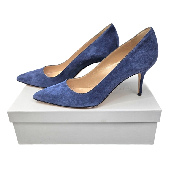 Manolo Blahnik | Shoes | Holiday Specialmanolo Blahnik Bb 7 In Denim ...